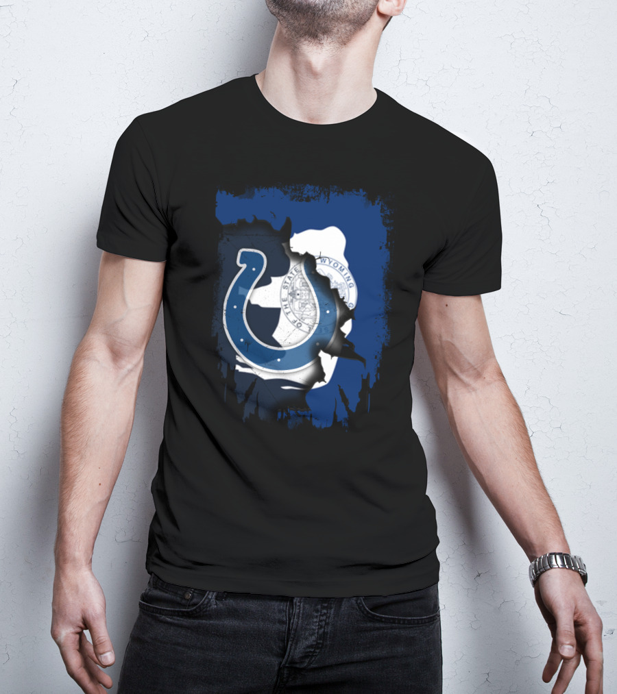 Together Wyoming The State With Colts T-Shirt