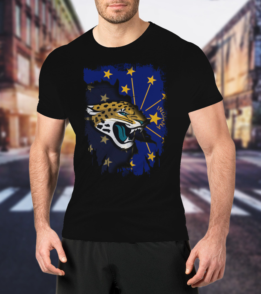 Indiana Jaguars Starburst Fusion T-Shirt