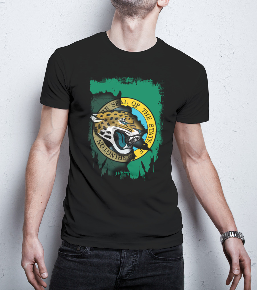 Together Washington State Seal With Jaguars T-Shirt