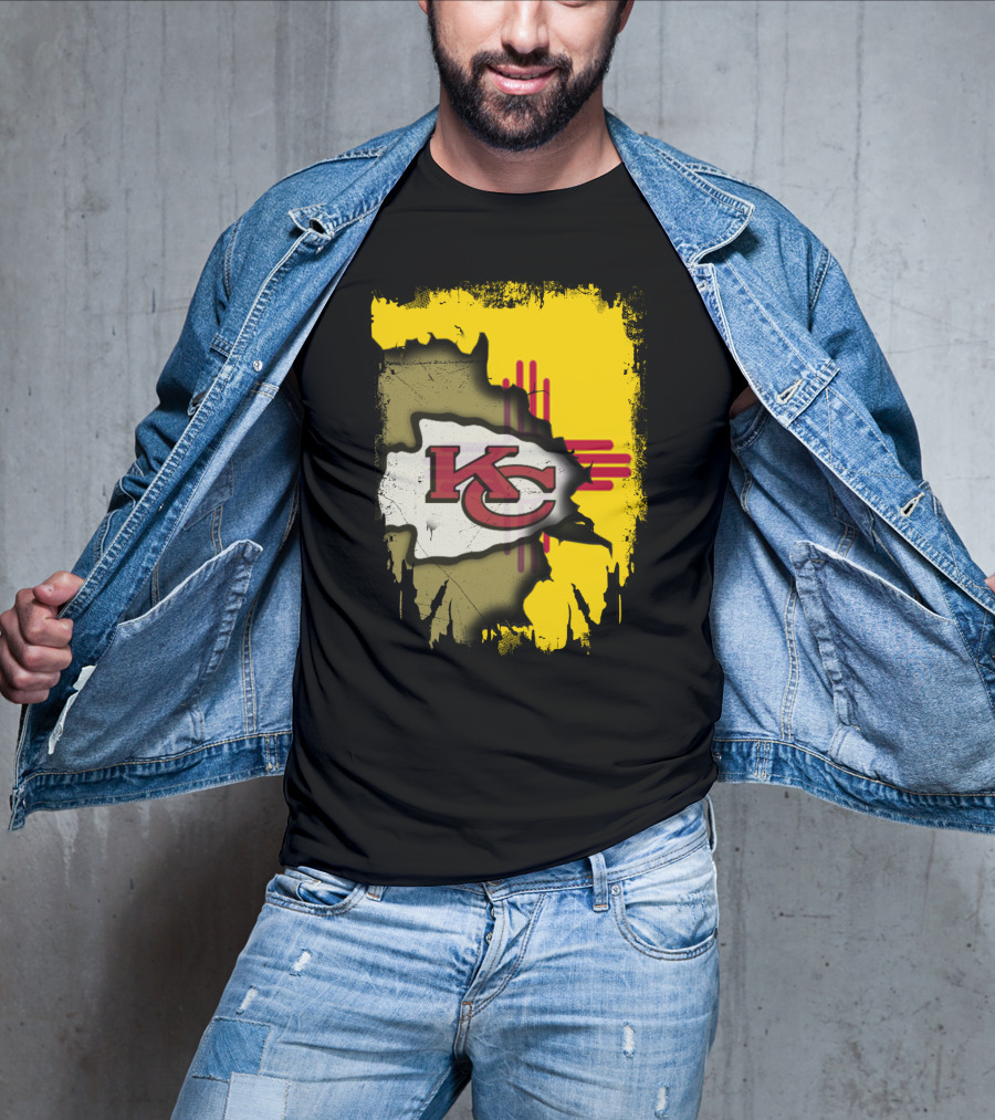 Kansas City Chiefs New Mexico Zia Symbol Together T-Shirt