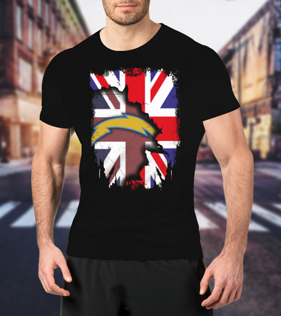 Together United Kingdom Flag With Chargers T-Shirt