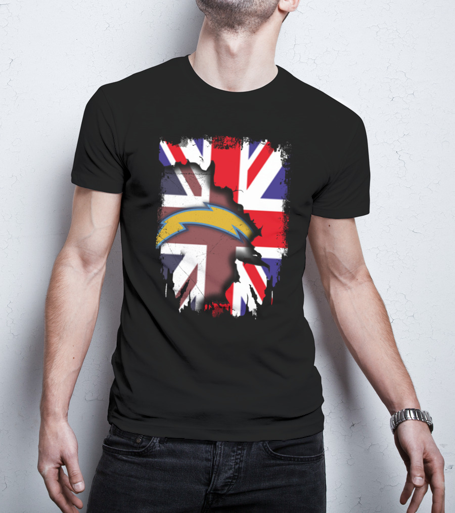 Together United Kingdom Flag With Chargers T-Shirt