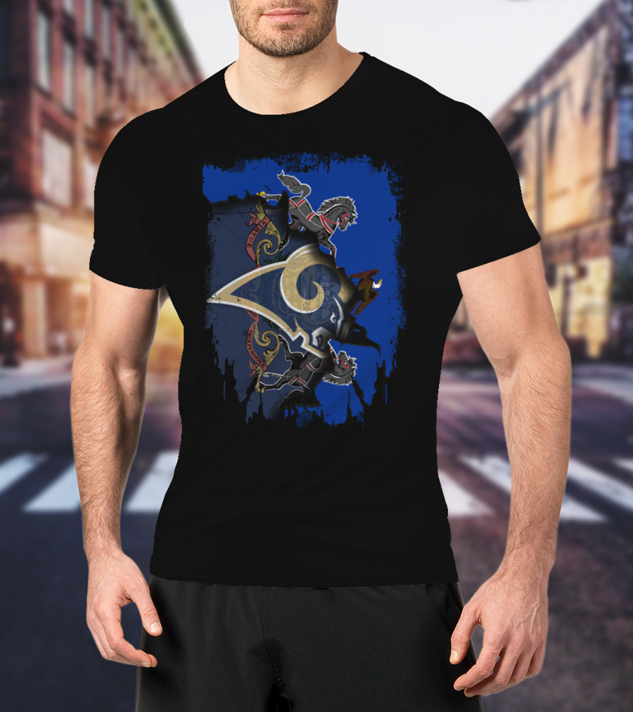 Pennsylvania Together With Rams Football Lions Crest T-Shirt