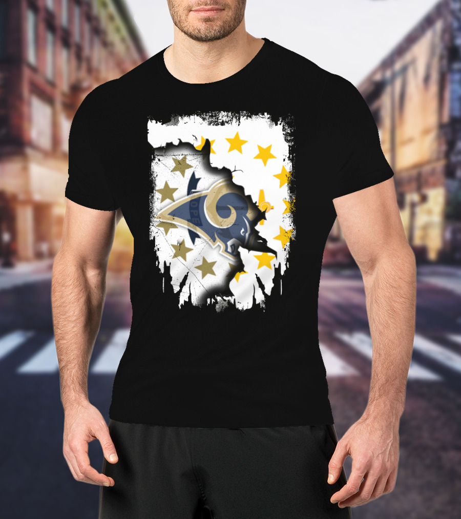 Together Rhode Island Rams Starburst Emblem T-Shirt