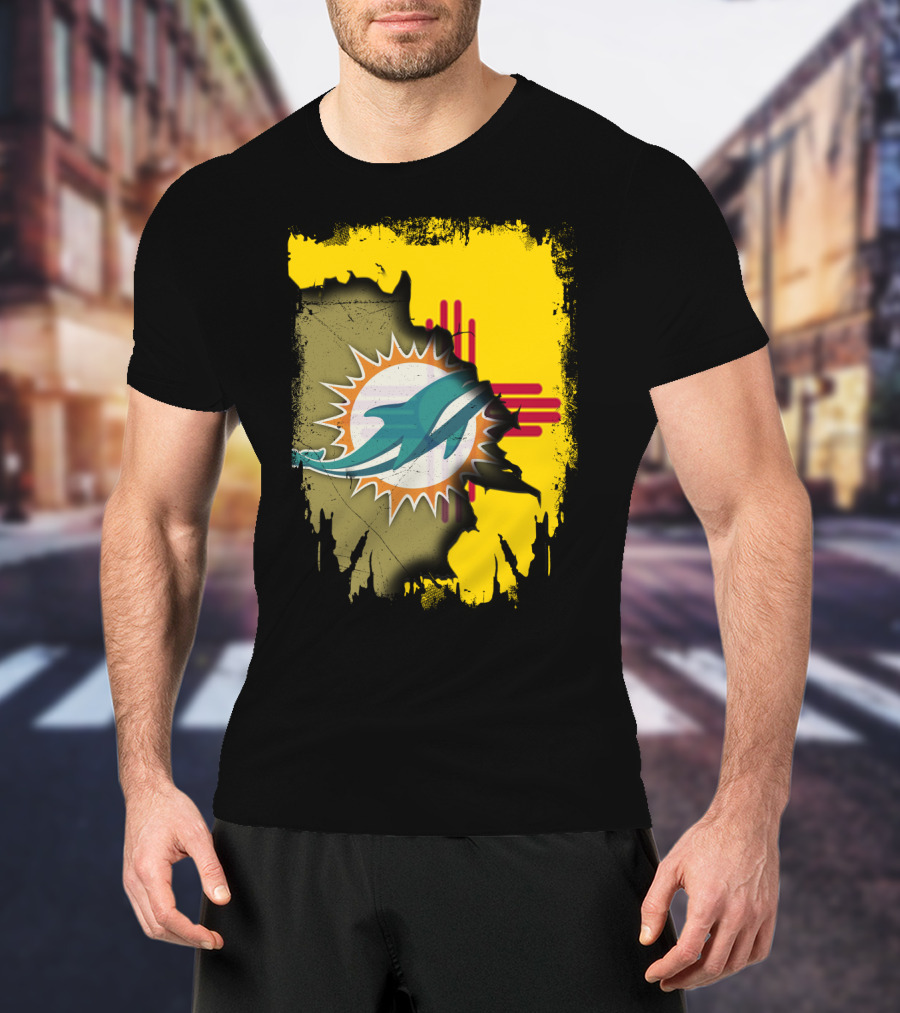 Together New Mexico Dolphins Miami Football Zia T-Shirt
