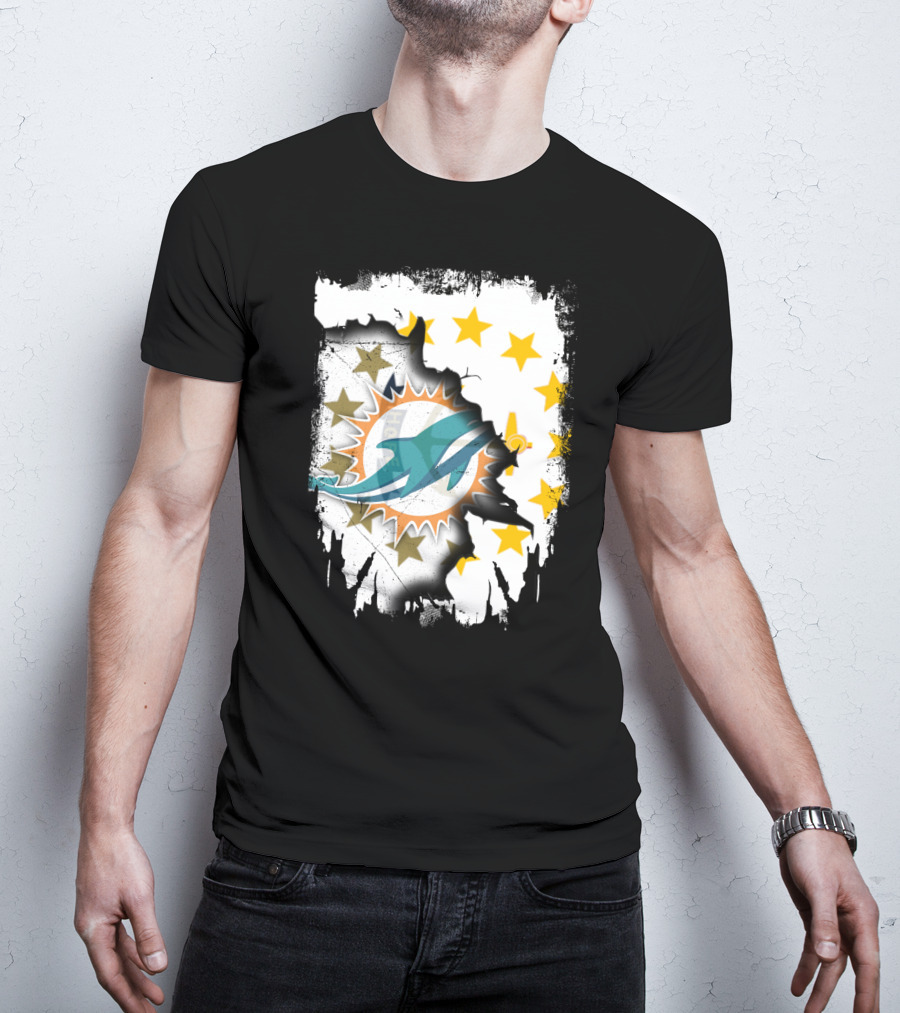 Together Rhode Island Dolphins Stars T-Shirt