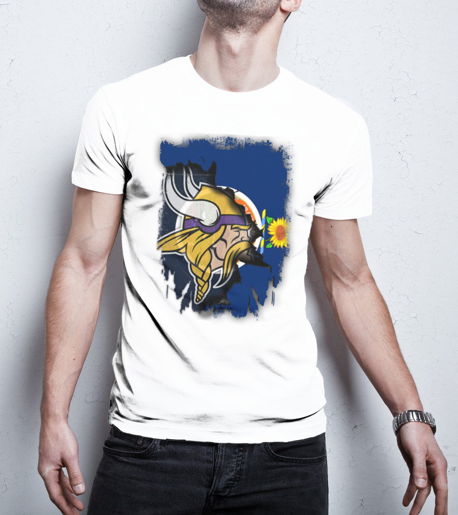 Kansas Sunflower Viking T-Shirt