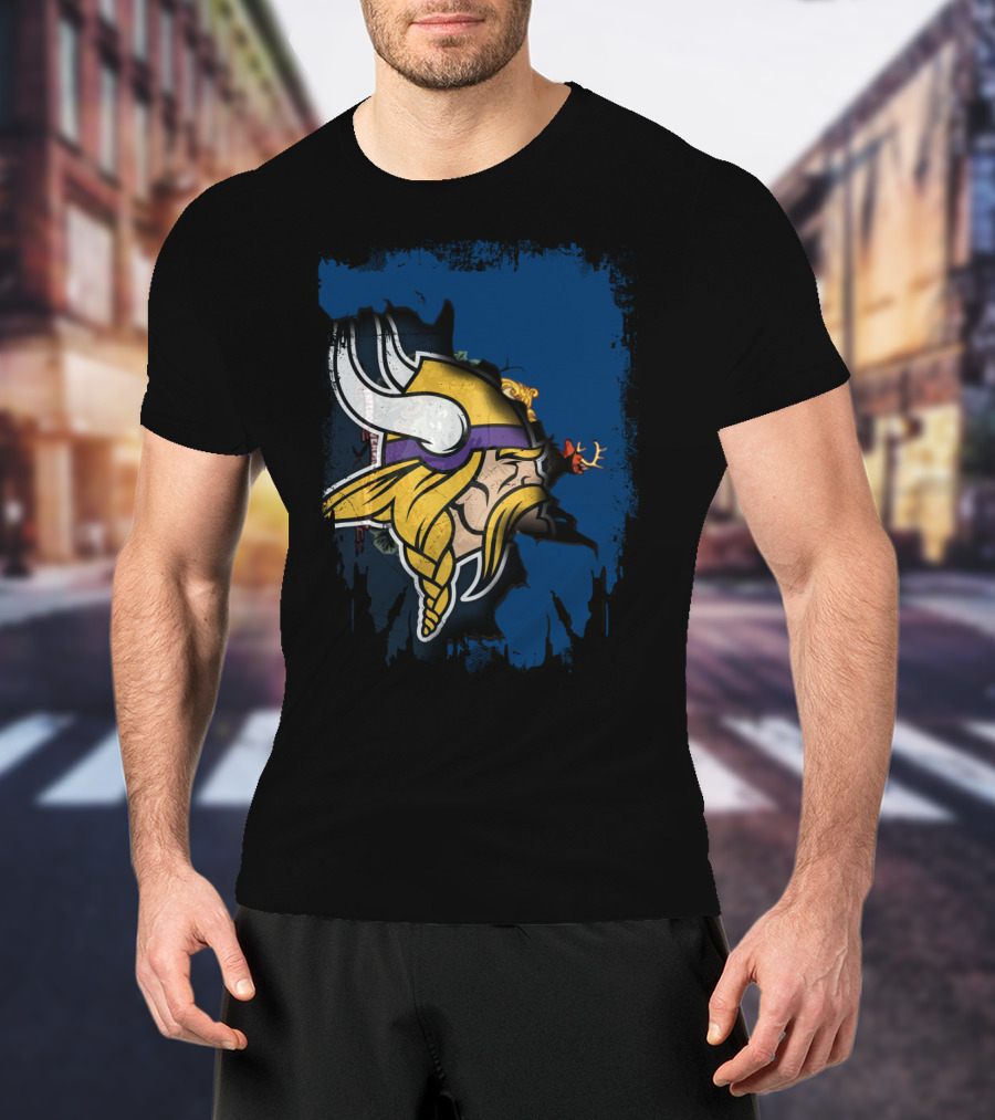 Vermont Vikings Heads Together Nordic Warrior T-Shirt