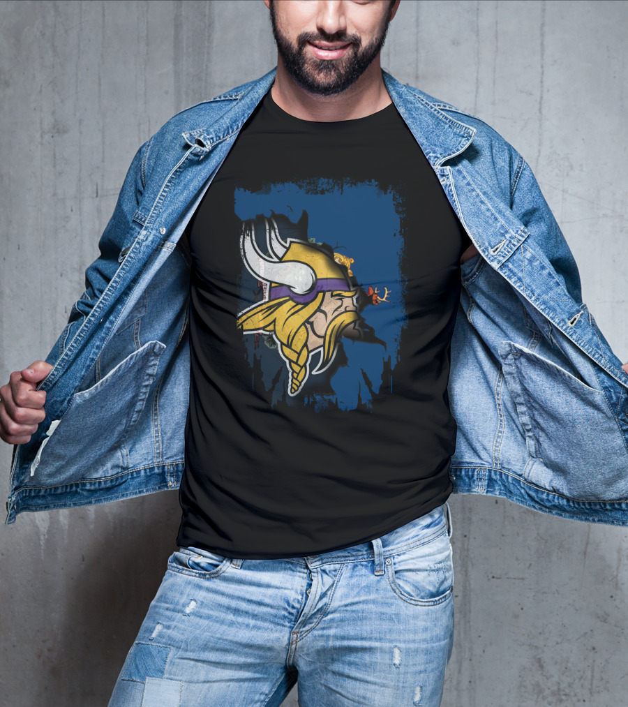 Vermont Vikings Heads Together Nordic Warrior T-Shirt