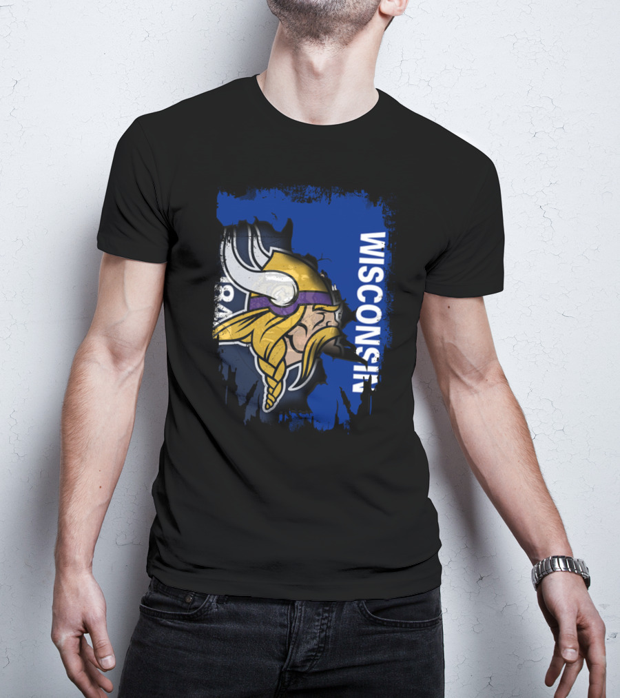 Together Wisconsin Vikings Team Spirit T-Shirt