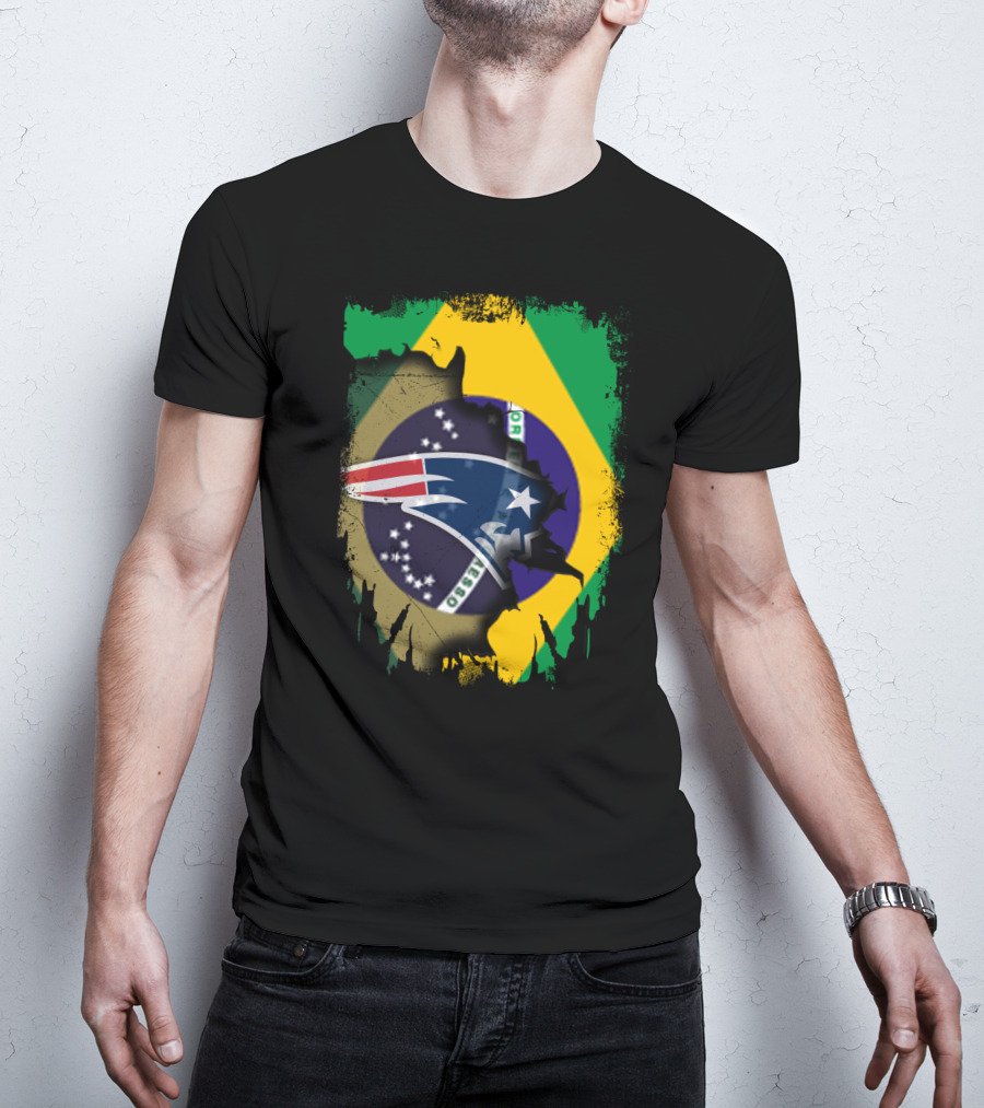 Together Brazil Patriots Flag Fusion T-Shirt