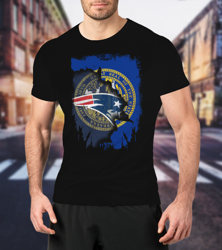Nebraska State Seal Patriots Graphic Together T-Shirt