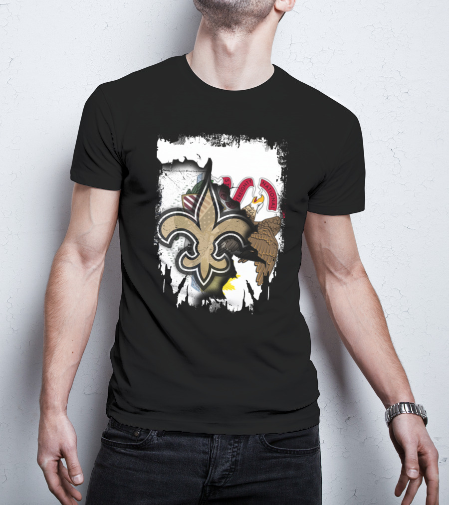 Illinois Together Fleur-de-Lis Saints T-Shirt
