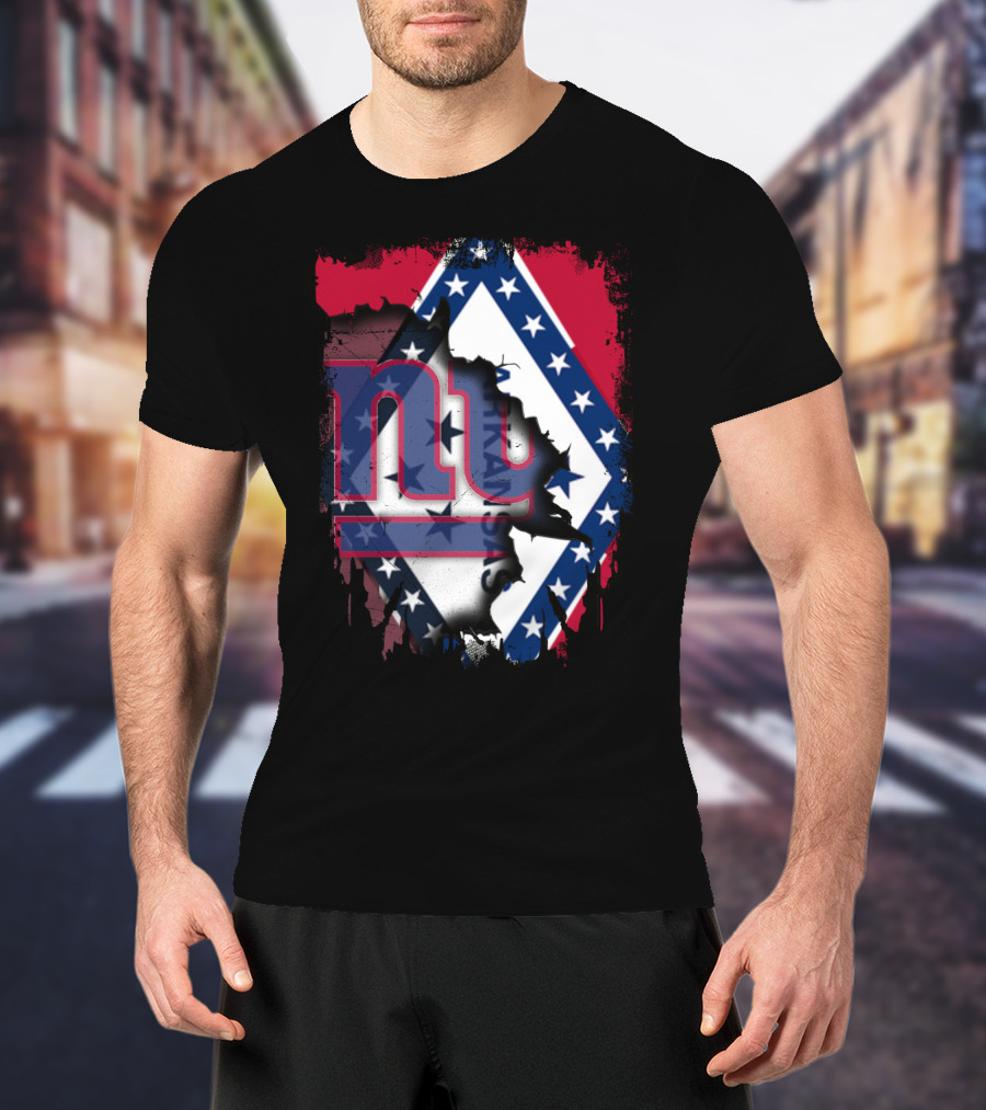 Together Arkansas Giants Flag Emblem T-Shirt
