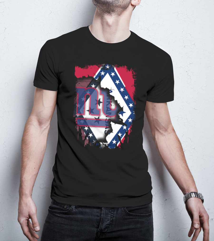 Together Arkansas Giants Flag Emblem T-Shirt