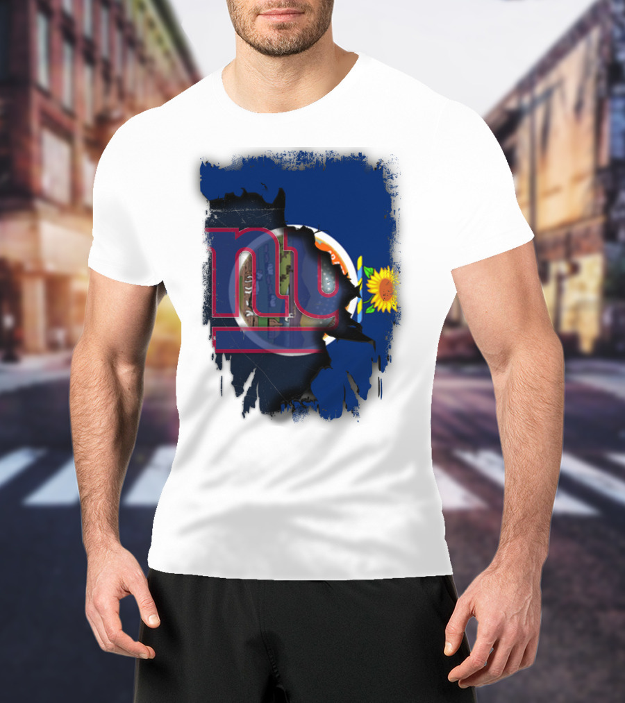 Kansas Sunflower And Giants Collaboration T-Shirt
