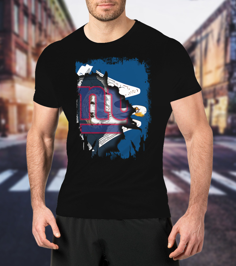 New York Giants Together Louisiana Eagles Collaboration T-Shirt
