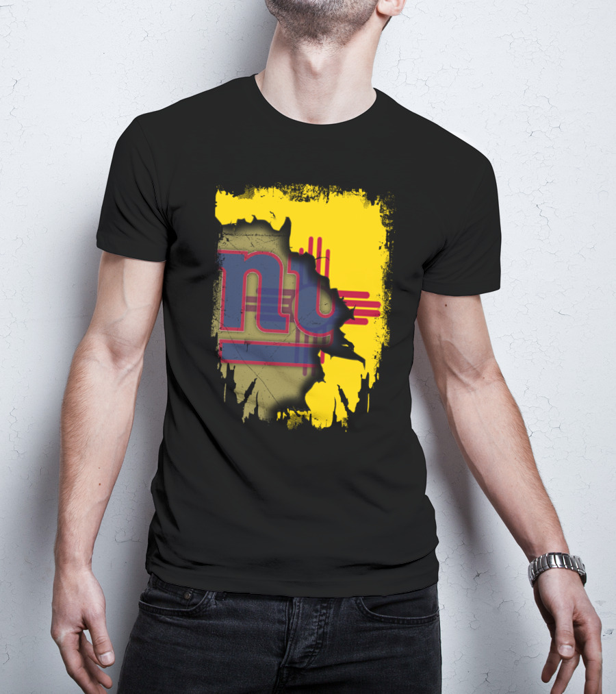 New Mexico Together With Giants Zia Symbol And Vintage NY Giants T-Shirt
