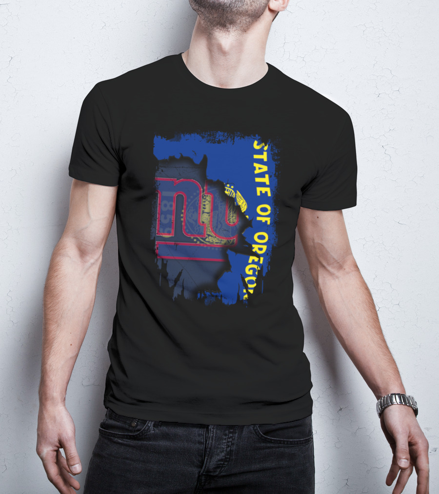 State Of Oregon Together With Giants T-Shirt