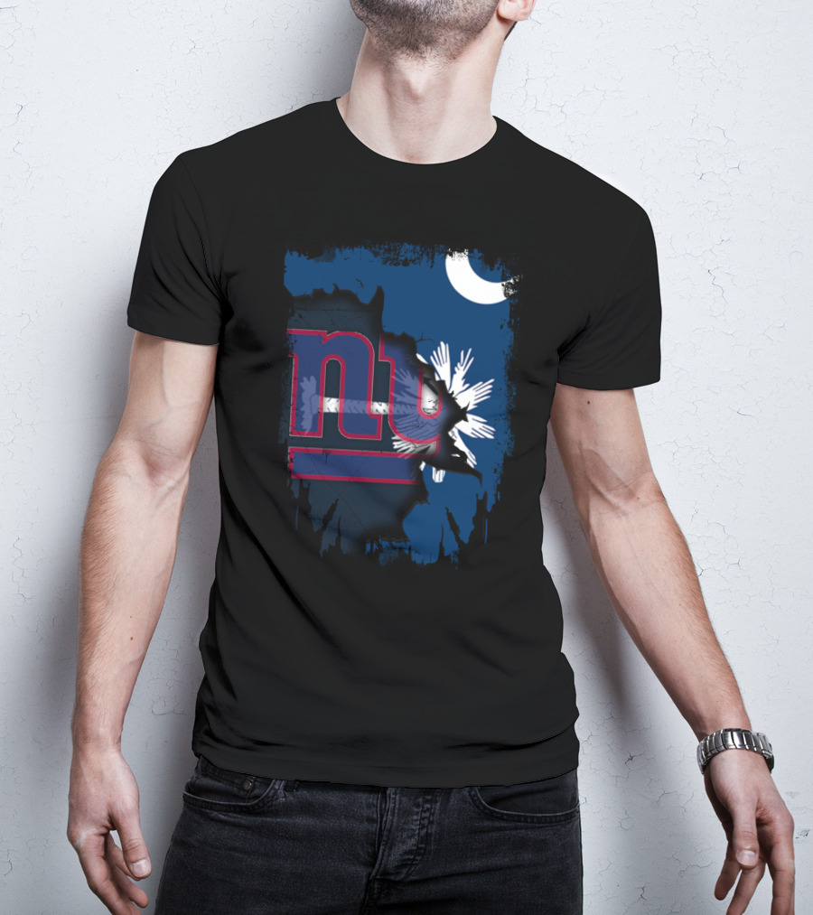 South Carolina Collaboration With New York Giants Pride T-Shirt