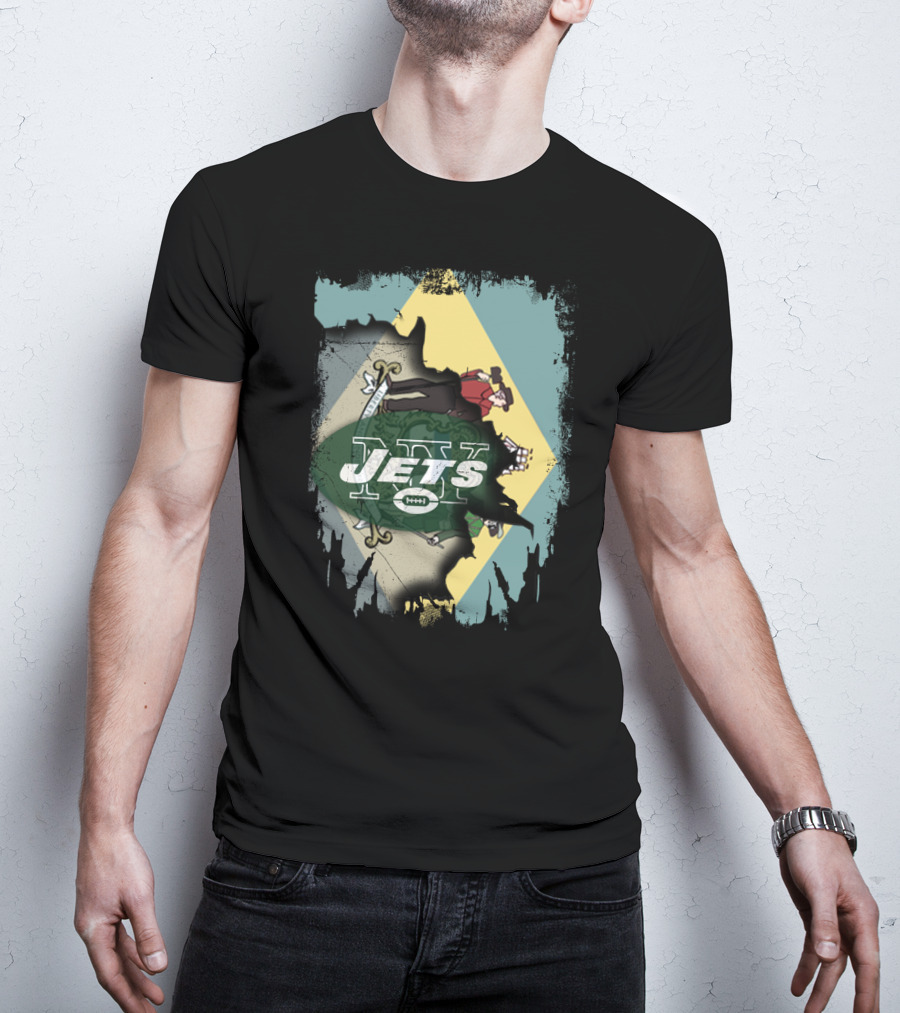 Delaware Jets Football Fusion T-Shirt