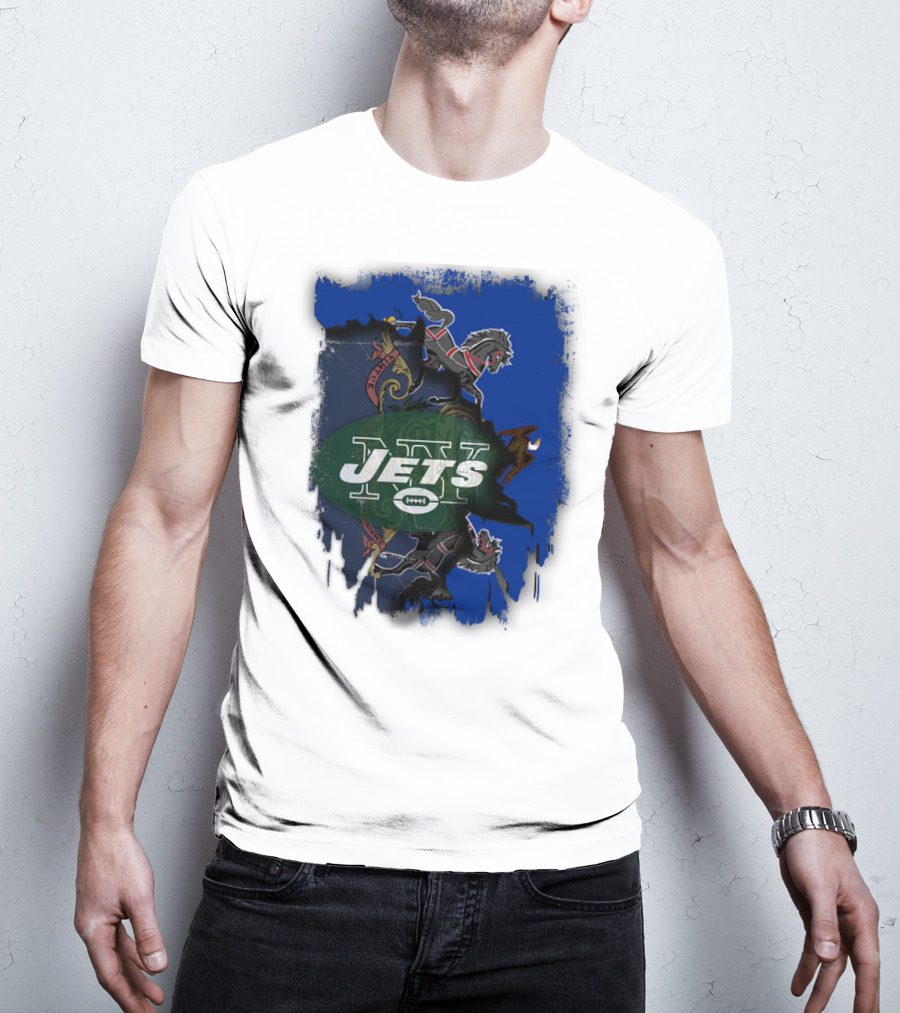 Jets Together Pennsylvania Crest Lions T-Shirt