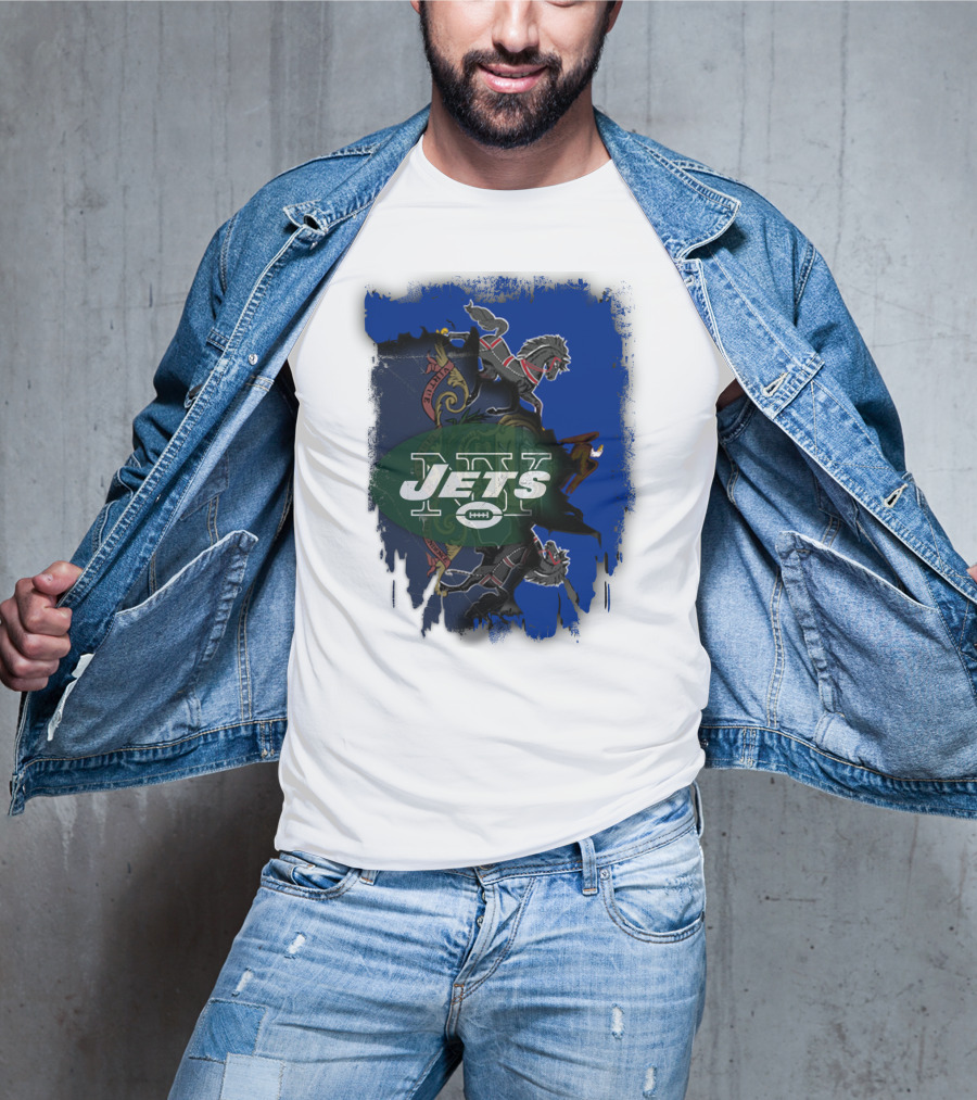 Jets Together Pennsylvania Crest Lions T-Shirt