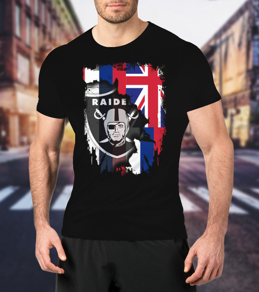 Together Raiders Hawaii Union Flag Fusion T-Shirt