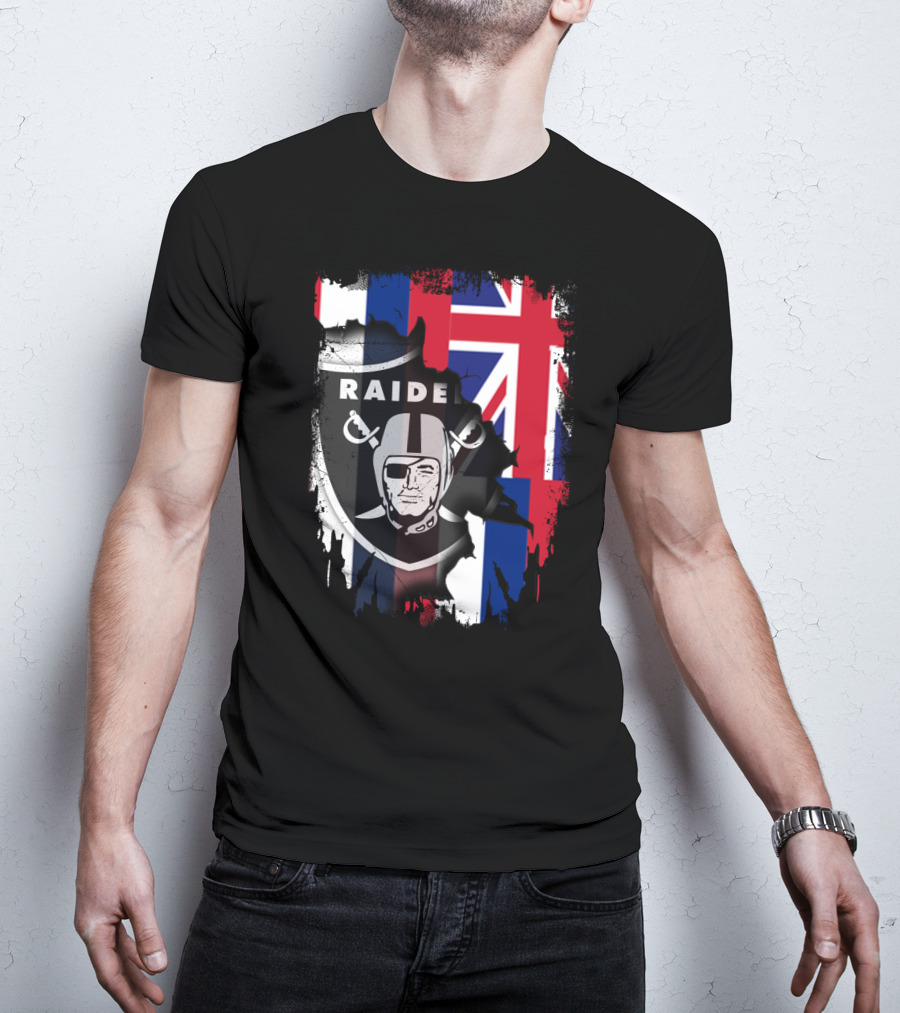 Together Raiders Hawaii Union Flag Fusion T-Shirt