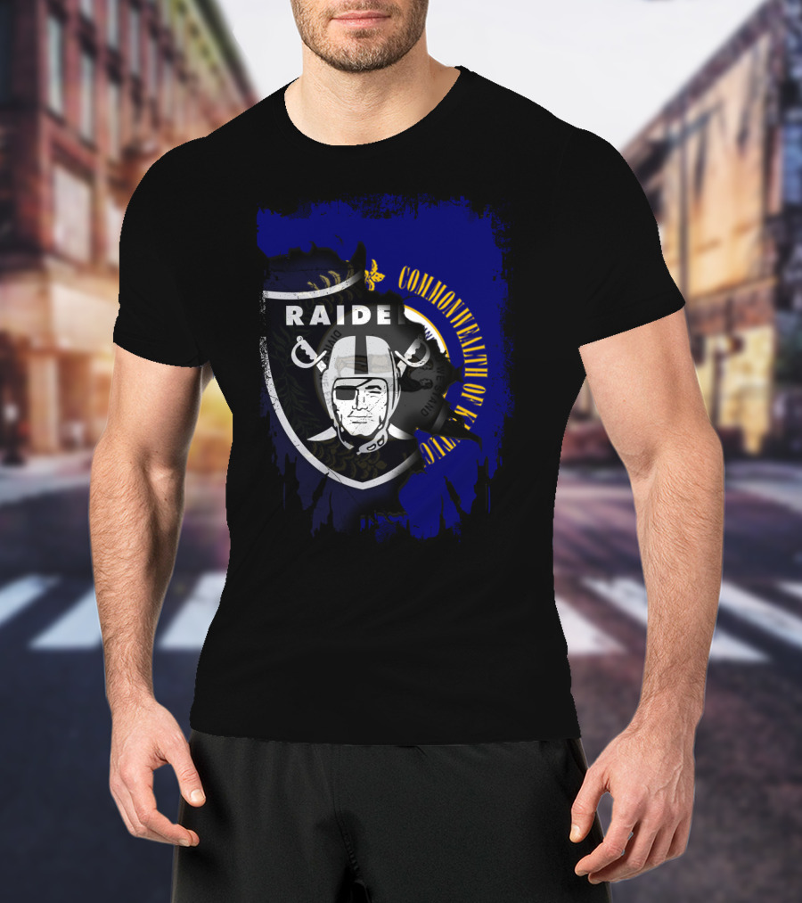Commonwealth Of Kentucky Raiders Shield T-Shirt