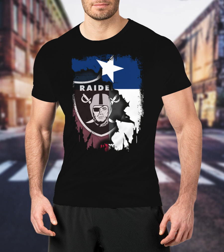 Together Texas Raiders Logo Fusion T-Shirt