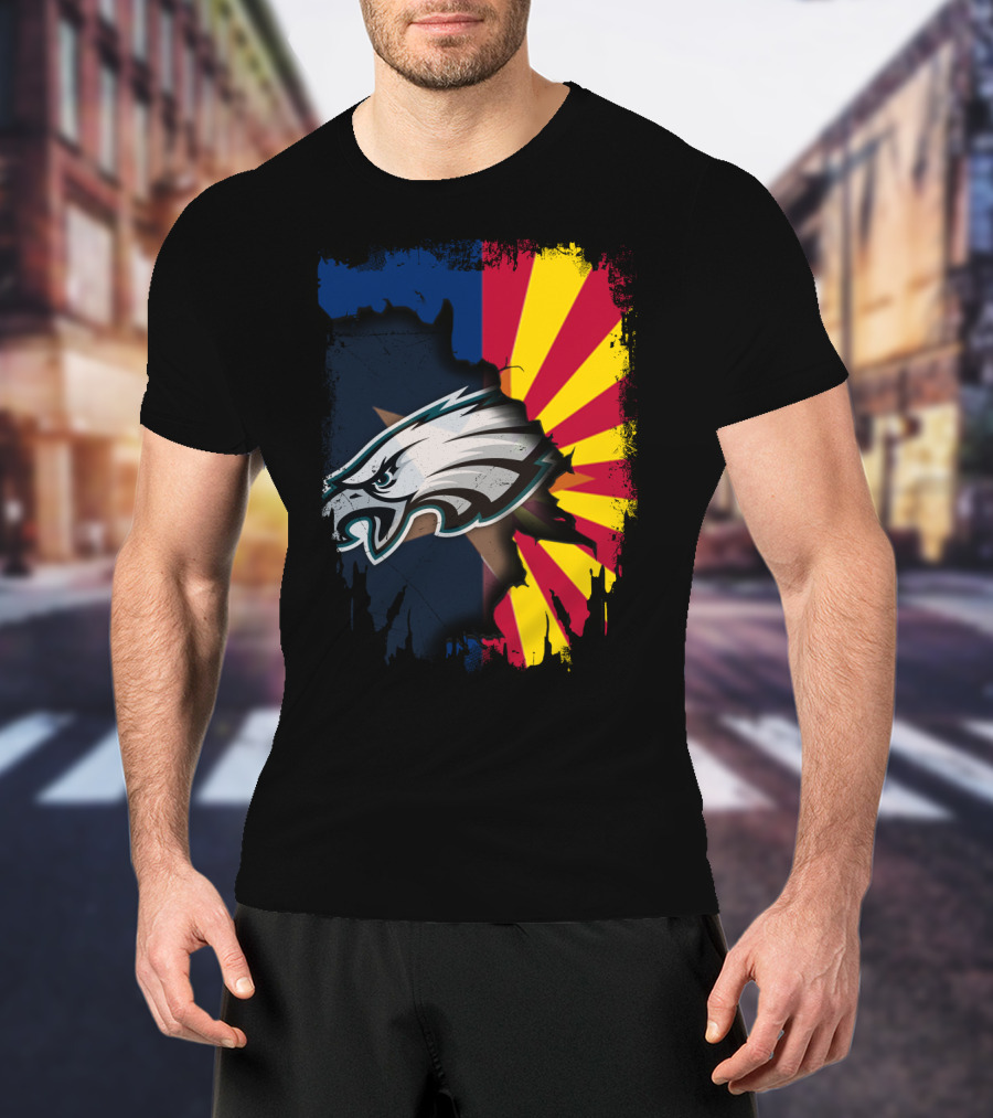 Arizona Eagles Unity Flag Emblem T-Shirt