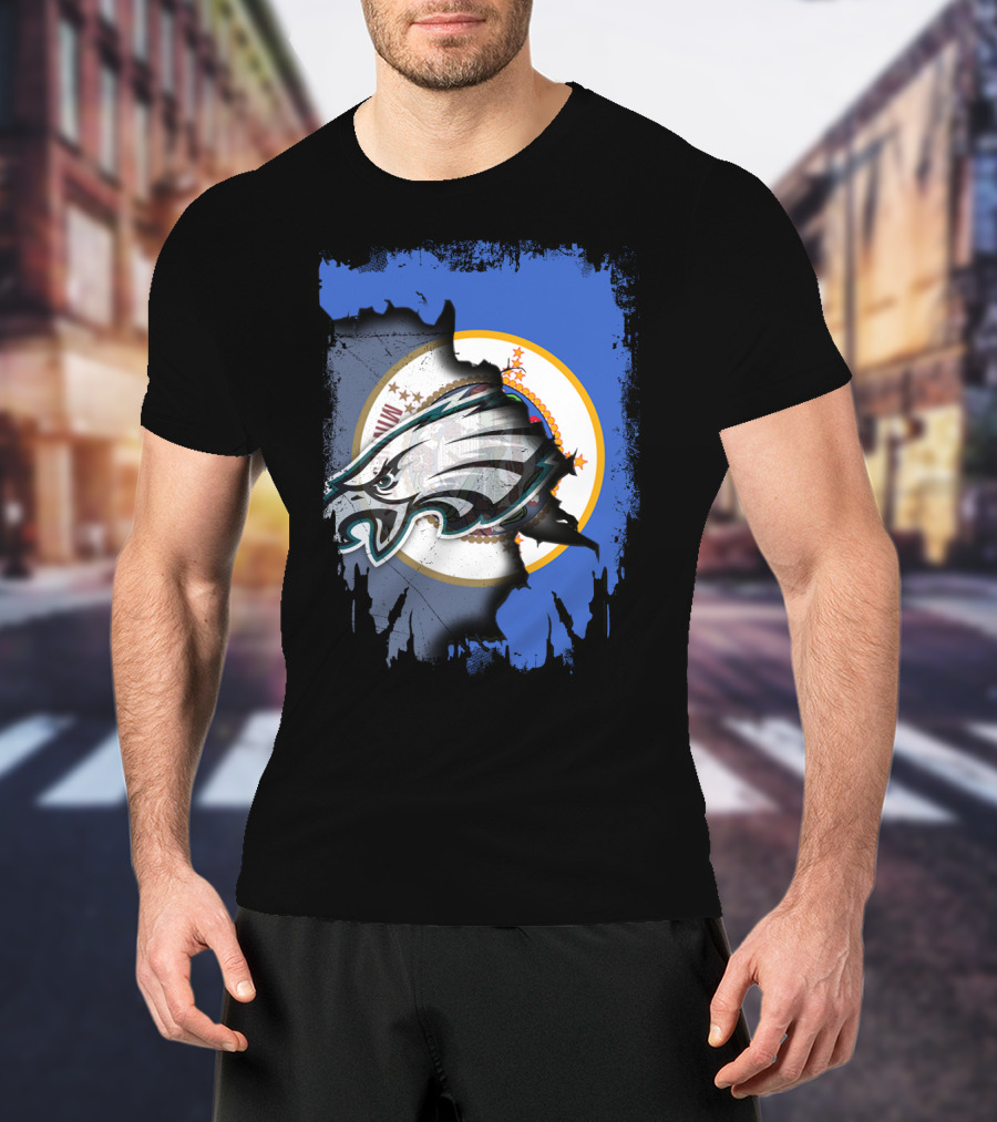 Minnesota State Flag Timeless Eagles Collaboration T-Shirt