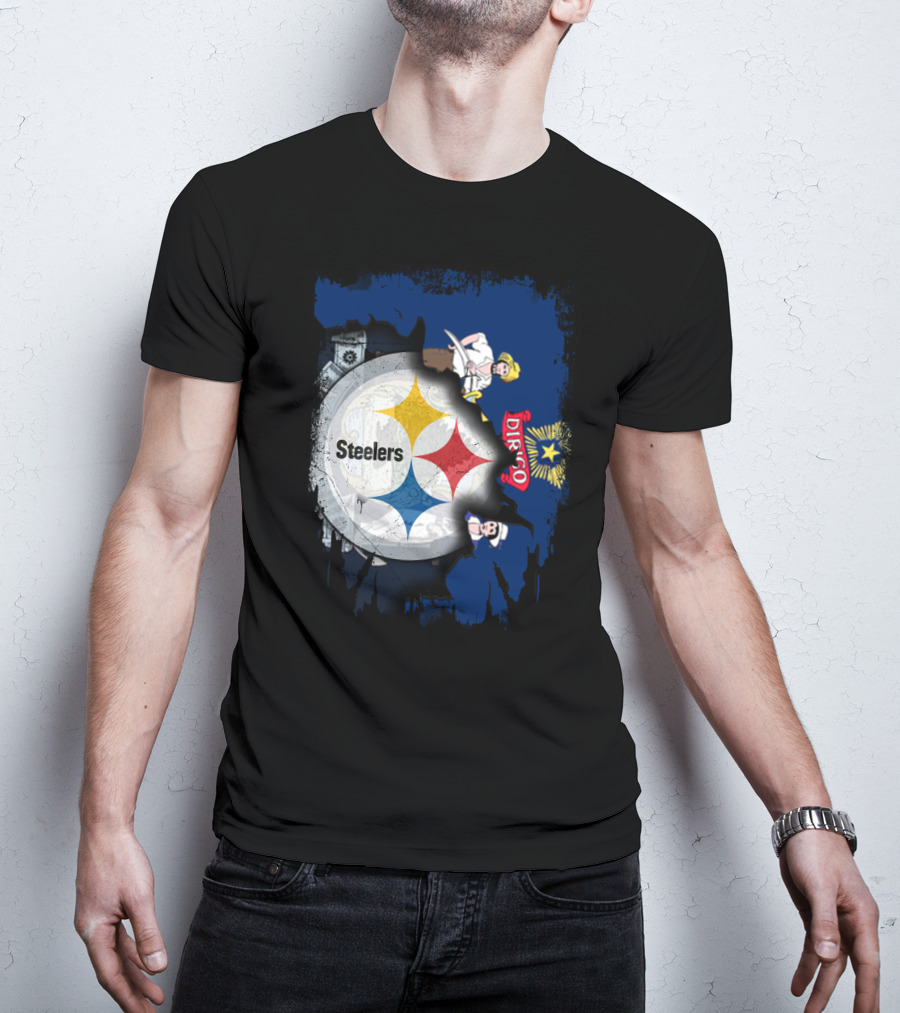 Steelers Maine Dirigo Logo Fusion T-Shirt