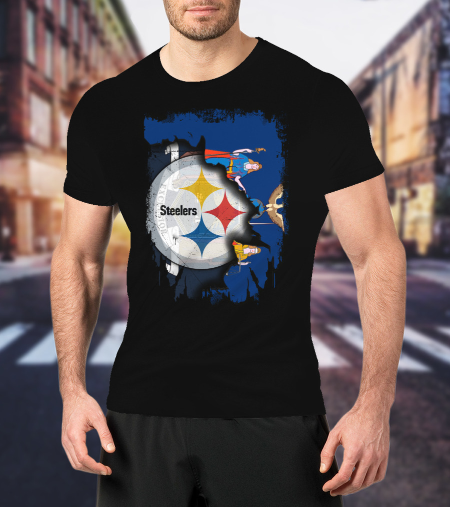 New York Steelers Emblem Fusion T-Shirt
