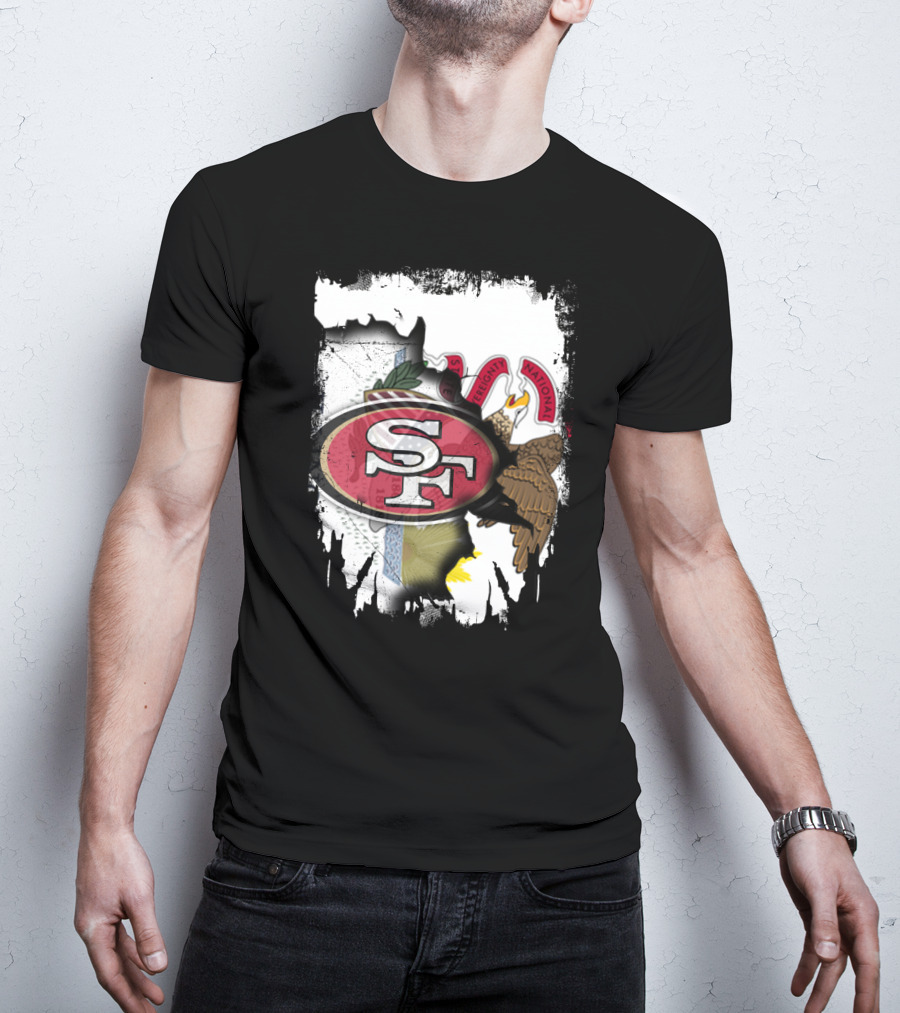 San Francisco 49ers Illinois State Pride Unity T-Shirt