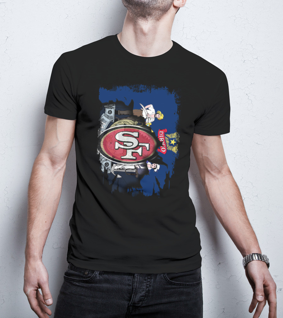 San Francisco 49ers Maine State Emblem Fusion T-Shirt