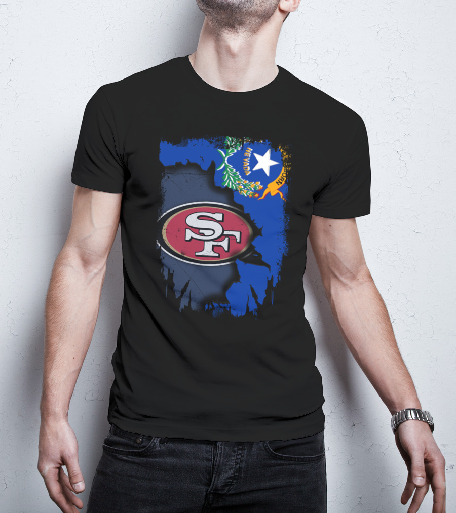 Nevada State With San Francisco 49ers T-Shirt