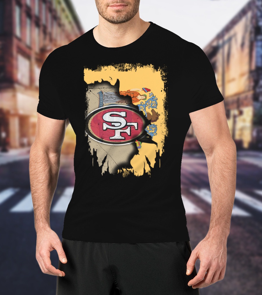 Together New Jersey San Francisco 49ers Fan Loyalty T-Shirt