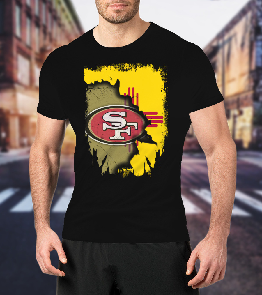 San Francisco 49ers New Mexico Zia Symbol Unity T-Shirt