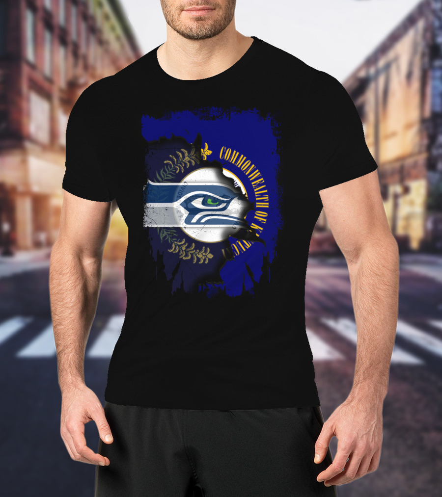 Together Kentucky Commonwealth With Seahawks T-Shirt
