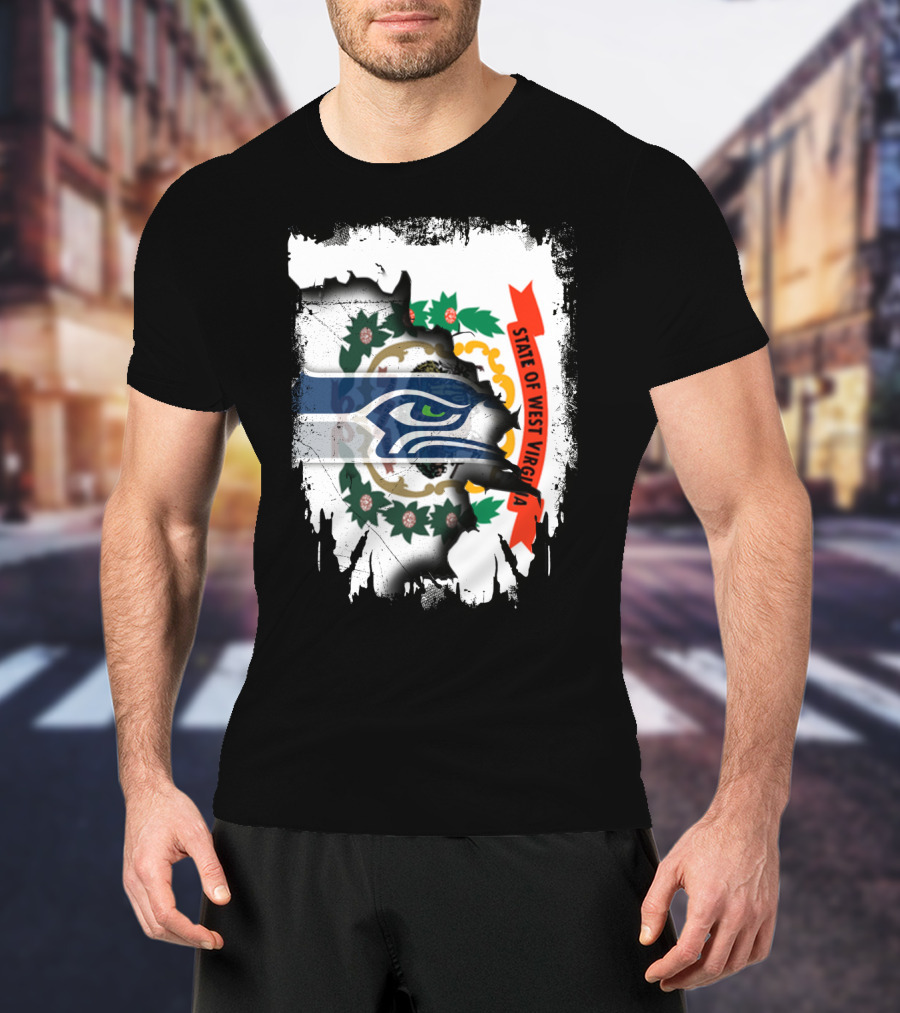 West Virginia Heritage Meets Seahawks Passion T-Shirt