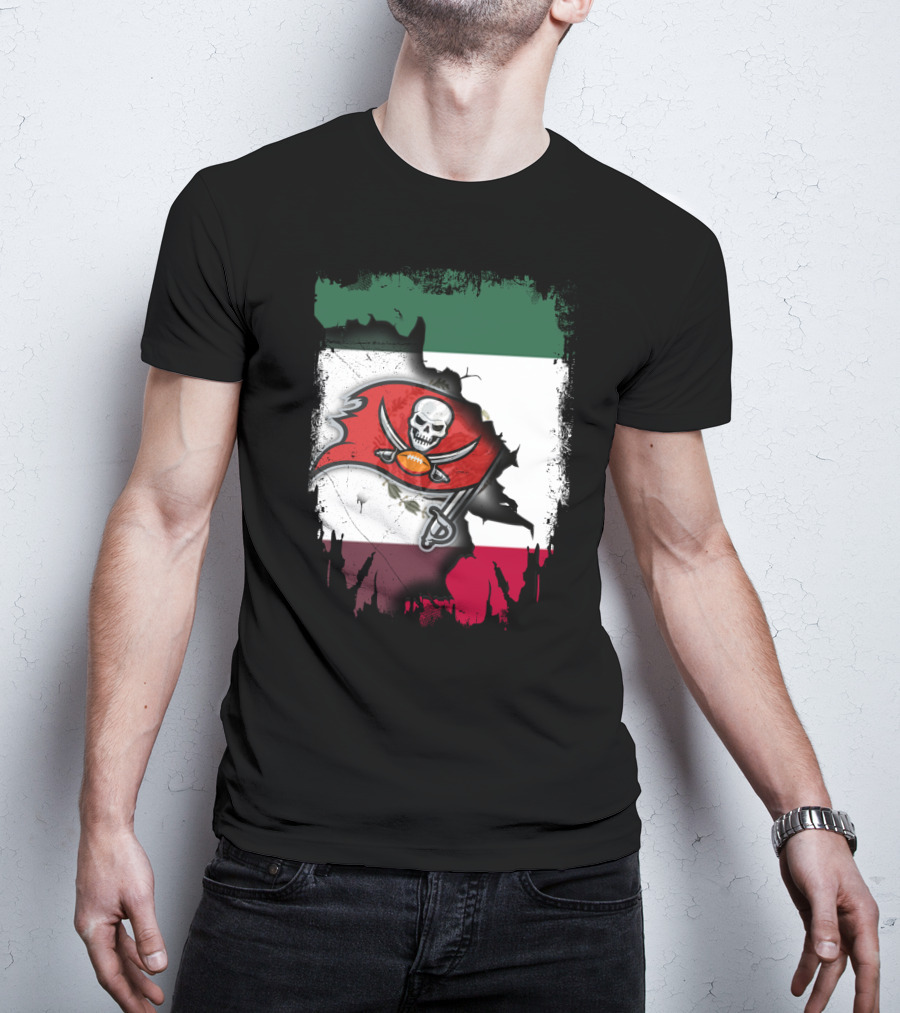 Together Mexico With Buccaneers Flag T-Shirt