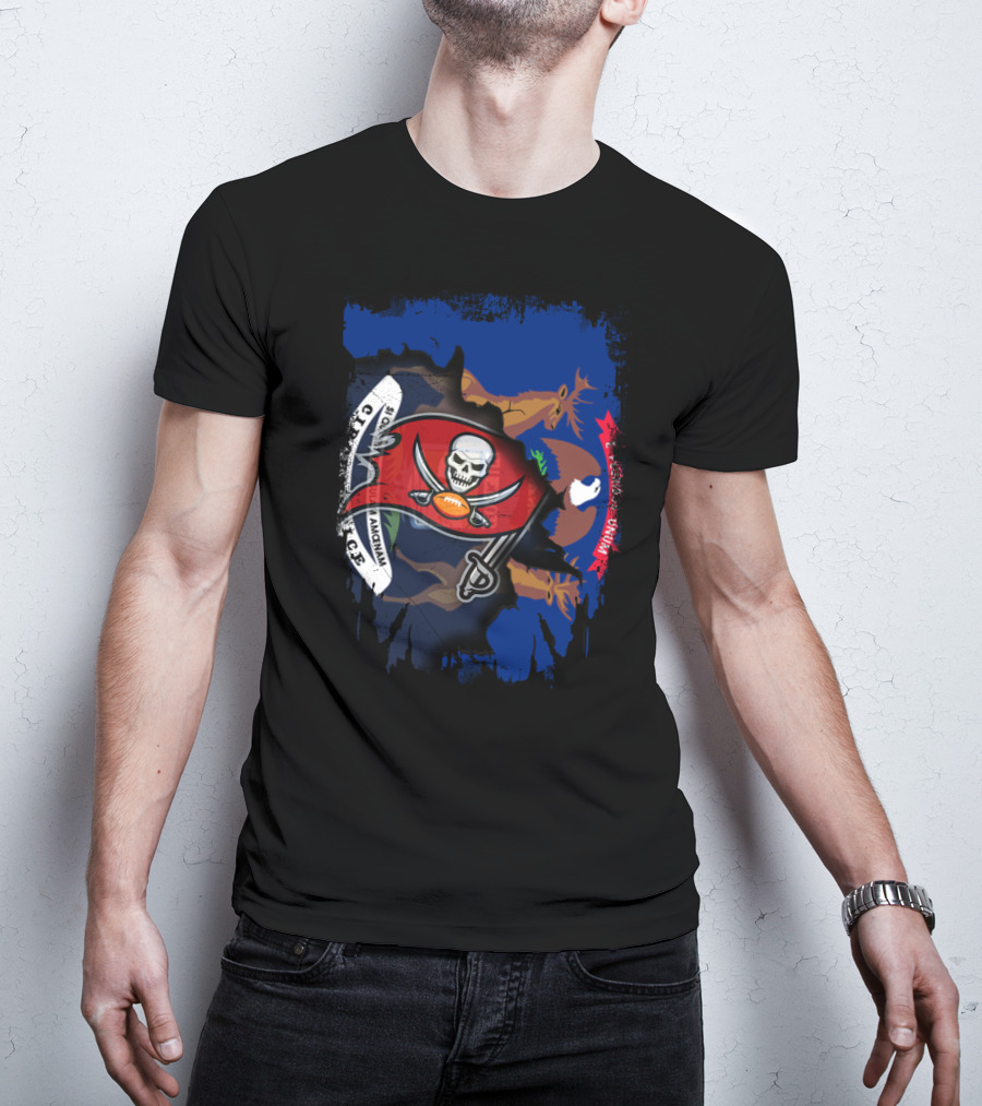 Together Michigan Buccaneers Flag Collab T-Shirt