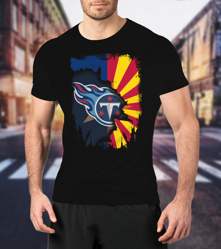 Arizona Tennessee Titans United Together T-Shirt