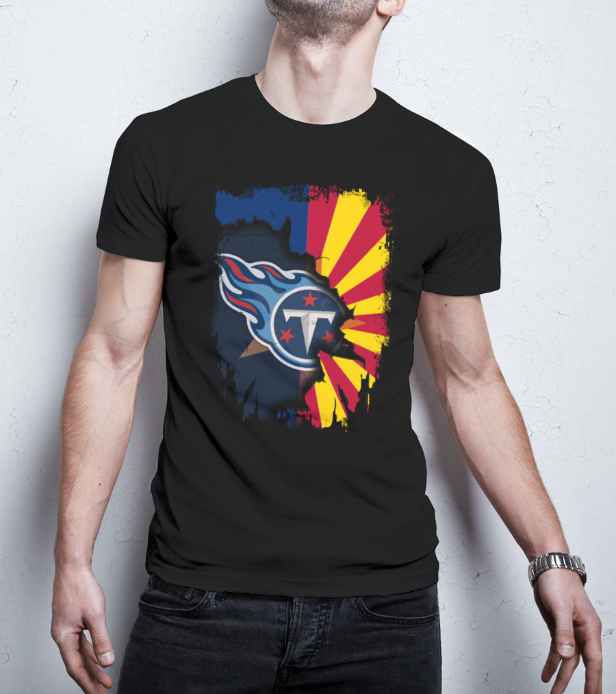 Arizona Tennessee Titans United Together T-Shirt
