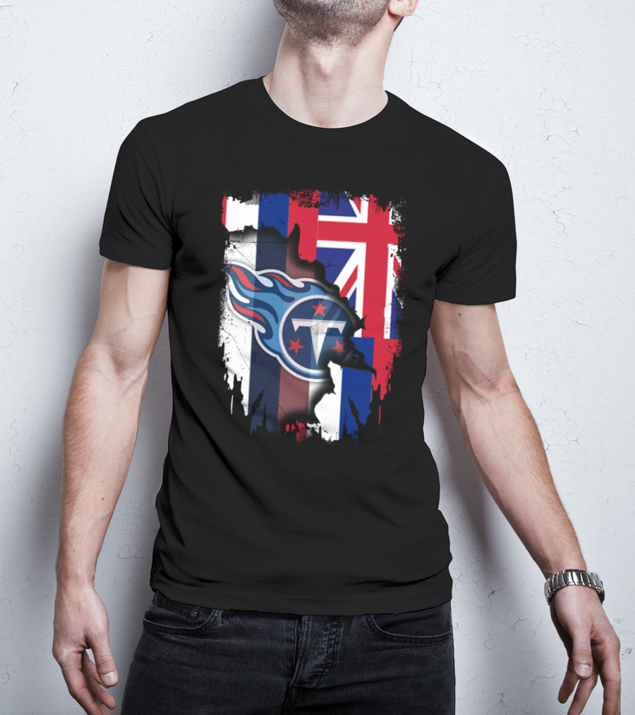 Together Hawaii Titans Flag Fusion T-Shirt