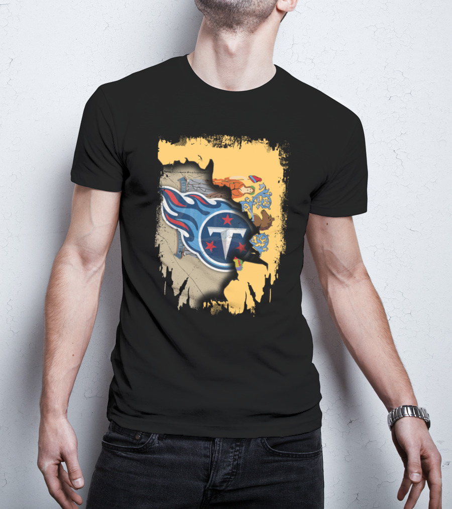 New Jersey State Pride With Titans Logo Symbolism T-Shirt