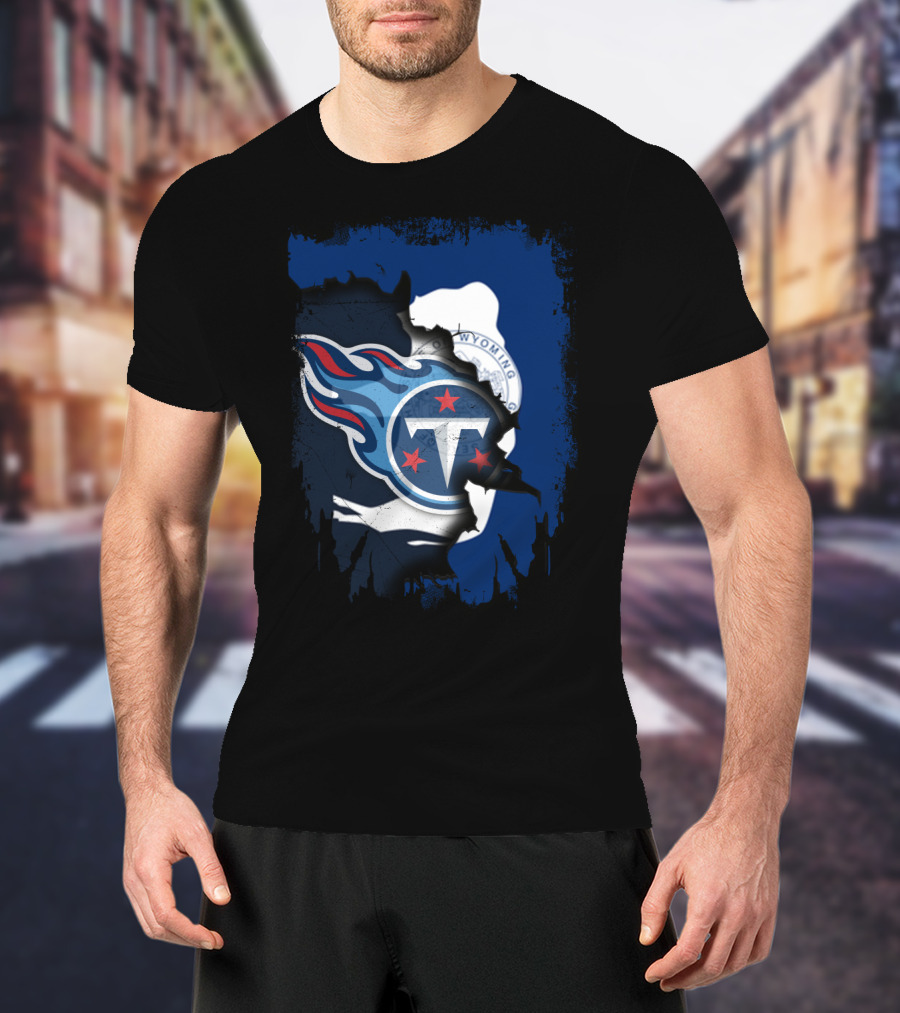 Wyoming Titans Collaboration Emblem T-Shirt