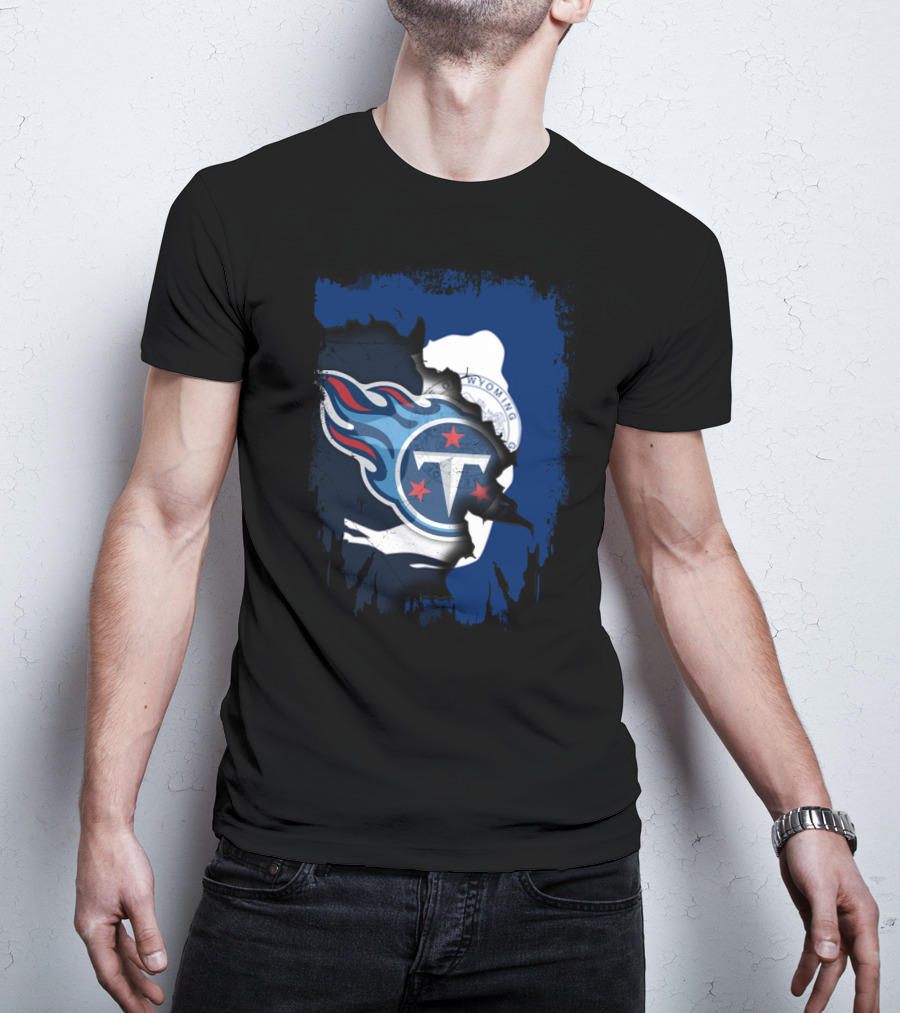 Wyoming Titans Collaboration Emblem T-Shirt